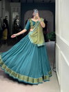 LNB1608 Pure Rayon Zari Weaving Work Lehenga With Blouse Dupatta Wholesalers In Delhi